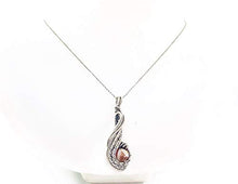 Load image into Gallery viewer, Carnelian Pendant, Wire-Wrapped in Sterling Silver,"Comet" Model
