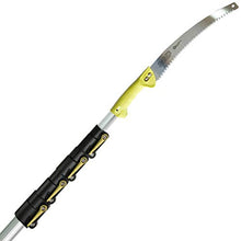 Load image into Gallery viewer, DocaPole 7-30 Foot Telescoping Extension Pole + GoSaw Attachment Pruning Pole Saw; Extendable Limb Saw and Trimmer For Tree Pruning on Branches Less than 2" Diameter; Includes Feather Duster
