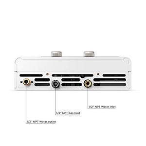 Eccotemp FVI12-LP Liquid Propane Gas Tankless Water Heaters, White
