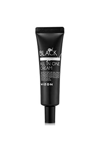 Mizon Black Snail All in One Cream, 90% Black Snail Mucin Extract, Day and Night Face Moisturizing Snail Mucin Extract, Anti-wrinkles, Blemish Care and Firming (Black Snail Tube (35ml))