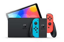 Load image into Gallery viewer, Nintendo Switch – OLED Model w/ Neon Red &amp; Neon Blue Joy-Con
