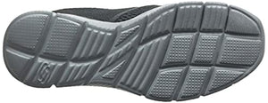 Skechers Men's Equalizer Double Play Slip-On Loafer,Charcoal/Orange,11.5 M US