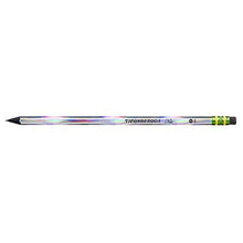 Load image into Gallery viewer, Ticonderoga Noir Pencils, Wood-Cased #2 HB Soft, Pre-Sharpened with Eraser, Holographic Barrel, 6 x 12-Packs, 72 Pencils Total (13970)
