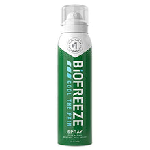 Load image into Gallery viewer, Biofreeze Pain Relief Spray, 4 oz. Aerosol Spray, Colorless (Packaging May Vary)
