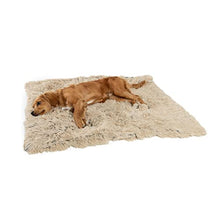 Load image into Gallery viewer, Best Friends by Sheri Calming Shag Fur Taupe Pet Throw Blanket 30x40
