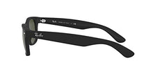 Load image into Gallery viewer, Ray-Ban unisex adult Rb2132 New Wayfarer Sunglasses, Rubber Black/Green, 52 mm US
