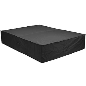 Patio Watcher 144 Inches Patio Furniture Cover Durable Water Resistant Outdoor Furniture Sets Cover with Secure Buckle Straps, Black