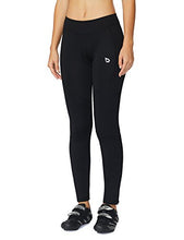 Load image into Gallery viewer, BALEAF Women's Padded Bike Pants Leggings Cycling Tights Padding Leg Zipper Biking Bicycle Biker Riding Winter Gear  Black Size M
