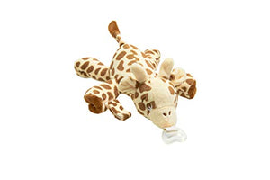 Philips Avent Soothie Snuggle Pacifier Holder with Detachable Pacifier, Giraffe, 0m+