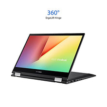 Load image into Gallery viewer, ASUS VivoBook Flip 14 Thin and Light 2-in-1 Laptop, 14” FHD Touch, 11th Gen Intel Core i3-1115G4, 4GB RAM, 128GB SSD, Thunderbolt 4, Fingerprint, Windows 10 Home in S Mode, Indie Black, TP470EA-AS34T
