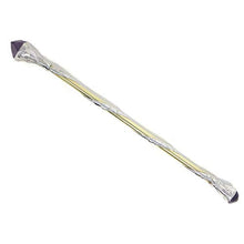 Load image into Gallery viewer, Amethyst Crystal Soldered Brass Wand

