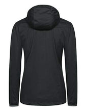 Load image into Gallery viewer, Little Donkey Andy Women&#39;s Lightweight Hooded Softshell Jacket for Running Travel Hiking, Windproof, Water Repellent Black Size L
