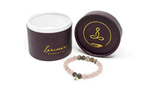 Load image into Gallery viewer, Larimar Accessories | 8mm Mala Beads Bracelet | Mala Gemstone Bracelet | Mala Yoga Bracelet | Mala Prayer Bracelet | Mala Meditation Beads Bracelet | (Rose Quartz &amp; Botswana)
