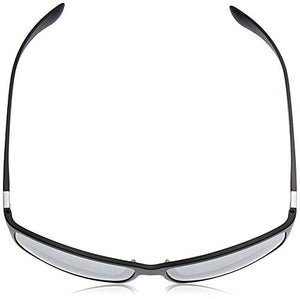 Ray-Ban Men's RB4179 Liteforce Sunglasses, Matte Black/Polarized Silver Gradient Mirror, 62 mm