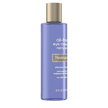 Load image into Gallery viewer, Neutrogena Gentle Oil-Free Eye Makeup Remover &amp; Cleanser for Sensitive Eyes, Non-Greasy Makeup Remover, Removes Waterproof Mascara, Dermatologist &amp; Ophthalmologist Tested, 8.0 fl. oz.
