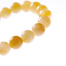 Load image into Gallery viewer, Fengshui Prosperity Feng Shui 10mm Yellow Jade Bead Bracelet with Pi Xiu/Pi Yao Attract Wealth and Good Luck
