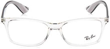 Load image into Gallery viewer, Ray-Ban unisex adult Rx7047 Prescription Eyeglass Frames, Transparent/Demo Lens, 54 mm US
