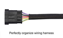 Load image into Gallery viewer, 100ft - 1/4 inch PET Expandable Braided Sleeving – Black – Alex Tech braided cable sleeve
