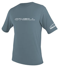 Load image into Gallery viewer, O'Neill Wetsuits Men's Basic Skins UPF 50+ Short Sleeve Sun Shirt, Dusty Blue, Small
