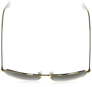 Ray-Ban RB3136 Caravan Square Sunglasses, Arista Gold/Green, 58 mm