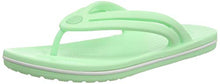 Load image into Gallery viewer, Crocs Women's Crocband Flip Flop | Slip On Water Shoes | Casual Summer Sandal, Neo Mint, 7 M US
