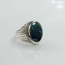 Load image into Gallery viewer, Blood Stone Gemstone 925 Sterling Silver Jewelry Natural Gemstone Ring, Big BloodStone Ring, Big Boys Ring, Mens Blood Stone Ring, Gift For Husband Father Brother, Unique Gift For Men&#39;s Christmas Gift

