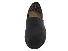 Load image into Gallery viewer, TOMS Women's Classic Alpargata Slip-On Shoe Black On Black Canvas 7 M
