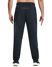 Load image into Gallery viewer, BALEAF Men's Thermal Windproof Cycling Pants Fleece Mountain Bike Pants Winter Cold Weather Running Gear Black L
