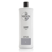 Load image into Gallery viewer, Nioxin System 1 Shampoo &amp; Conditioner Prepack, Natural Hair with Light Thinning, Pumps Included, 33.8 fl oz

