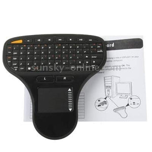 XIAOMIN 2.4GHz Mini Wireless Keyboard with Touchpad& USB Mini Receiver, Size: 137 x 125 x 28mm Durable