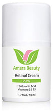 Load image into Gallery viewer, Retinol Cream for Face 2.5% with Hyaluronic Acid &amp; Vitamins E &amp; B5, 1.7 fl. oz.
