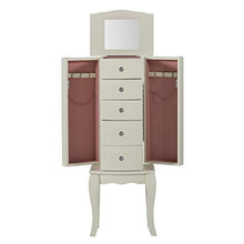 Load image into Gallery viewer, Powell Furniture Jewelry Armoire, White

