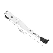 Load image into Gallery viewer, Dilwe Bike Kickstand Single Side Stand Aluminium Alloy Length Adjustable Bike Kickstand for 16" 20" 24" 26" Bike(White)
