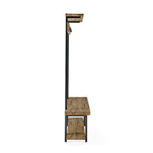 Load image into Gallery viewer, Sonoma Entryway Hall Tree with Bench, Shelves &amp; Coat Hooks
