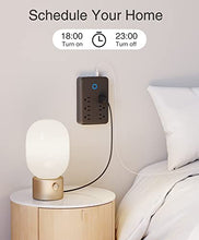 Load image into Gallery viewer, Smart Plug Outlet Extender, WiFi Surge Protector Work with Alexa Google Home, 3USB Ports and 6 Outlets, Wall Adapter Power Strip Plug Receptacles, 2.4G Wi-Fi Only, 15A/1800W
