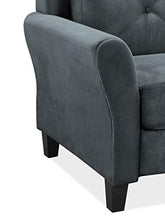 Load image into Gallery viewer, Lifestyle Solutions Collection Grayson Micro-fabric Sofa, Dark Gray
