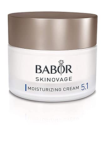 BABOR Skinovage Moisturizing Cream, Hydrating Hyaluronic Acid Moisturizer, Hydrating Face Cream that Protects Skin's Moisture Barrier for Normal to Dry Skin, 24 Hour Moisture, Non-Comedogenic