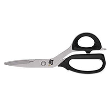 Load image into Gallery viewer, Shun Premium Kitchen Shears; Stainless Steel Construction with Elastomer Grips for Comfortable Use; Notched Blade Convenient for Cutting Stems and Small Bones; Blades Separate for Easy Cleaning
