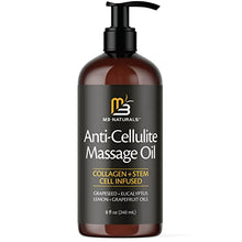 Load image into Gallery viewer, M3 Naturals Anti Cellulite Massage Oil Infused with Collagen and Stem Cell Natural Lotion Help Tighten Skin Tone
