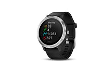 Load image into Gallery viewer, Garmin 010-01769-01 Vivoactive 3, GPS Smartwatch with Contactless Payments and Built-In Sports Apps, Black with Silver Hardware
