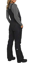 Load image into Gallery viewer, Arctix Women's Essential Insulated Bib Overalls, Black, Medium
