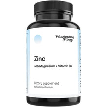 Load image into Gallery viewer, 3-in-1 Zinc Picolinate Magnesium Glycinate Supplements with Vitamin B6 | Reproductive &amp; Fertility Health, Hormone Balance, Immune System Support | PCOS Support | 60 Vegetarian Capsules

