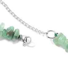 Load image into Gallery viewer, Green Aventurine Copper Tree Shepherd Hook Dangle Drop Earrings Necklace Fashion Jewelry Set Size 18-20"
