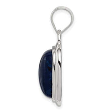 Load image into Gallery viewer, Sodalite Stone Pendant in 925 Sterling Silver 24 mm x 20 mm
