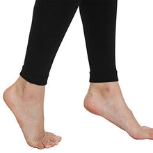 Load image into Gallery viewer, WiliW Women's Black Footed Tights Opaque Control Top Hold &amp; Stretch 1 Pairs M
