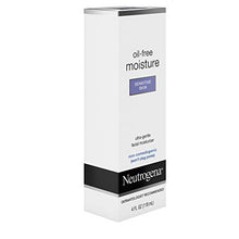 Load image into Gallery viewer, Neutrogena Oil Free Moisture Daily Hydrating Facial Moisturizer &amp; Neck Cream with Glycerin - Fast Absorbing Ultra Gentle Lightweight Face Lotion &amp; Sensitive Skin Face Moisturizer, 4 fl. oz (Pack of 2)
