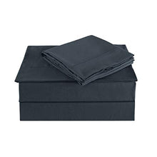 Load image into Gallery viewer, YANBING Twin Bed Sheets Set 3 Piece, Bed Sheet Set 1800 Brushed Soft Microfiber, 16 Inch Extra Deep Pocket, Wrinkle &amp; Fade Resistant, Breathable, Hypoallergenic (Twin, Black)

