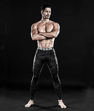 Load image into Gallery viewer, DRSKIN Men’s Compression Pants Tights Leggings Sports Baselayer Running Workout Active Gym Yoga Cool Dry (DMBB04, 2XL) Black
