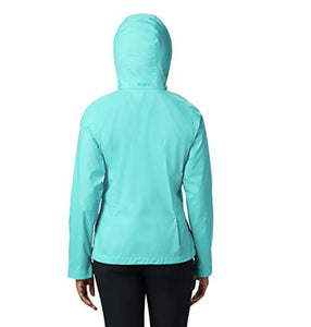 Columbia Women's Switchback III Adjustable Waterproof Rain Jacket, Miami, Large