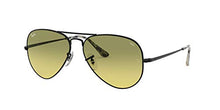 Load image into Gallery viewer, Ray-Ban Unisex-Adult RB3689 Metal II Evolve Sunglasses, Black/Photochromic Yellow Gradient, 58 mm
